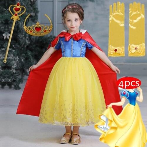 Kid Cosplay Dress Girl Halloween Costume For Girls Clothes Carnival Party Costume Birthday Gown Princess Dress Children Dresses