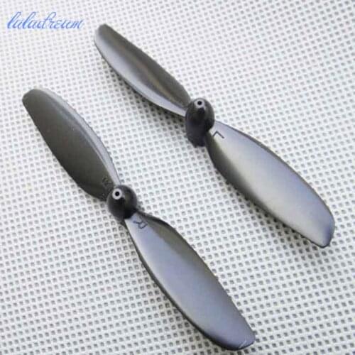 Two pair 4pcs/lot positive and negative airscrew Propeller Props Blade Aircraft Spare Parts Accessories Component black