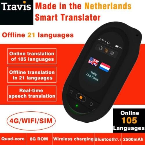 Travis Touch Two Way pocket Translator voice translator 105 language interpreter online offline instant translation