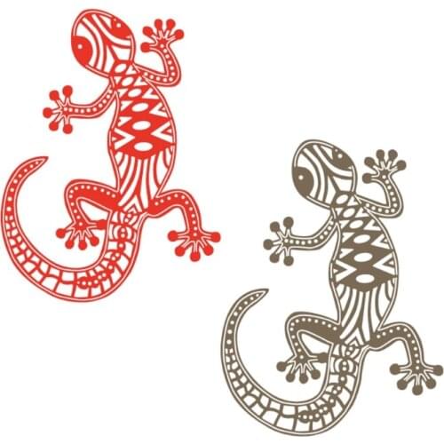 Gecko Metal Cutting Dies Stencil Scrapbooking DIY Album Stamp Paper Card Emboss
