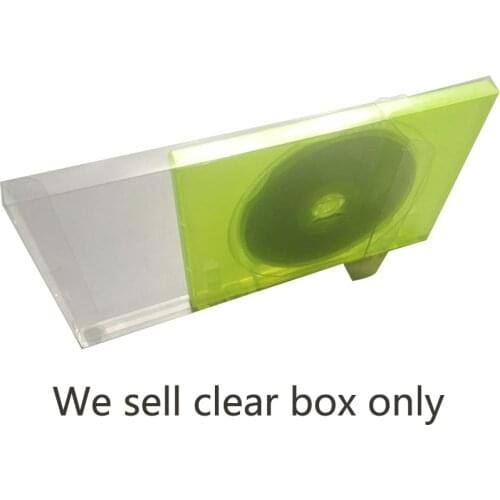 DVD Blu-ray Disc Protection Display Storage Box for WII U double disc for xbox one for switch NS Collection Transparent Box