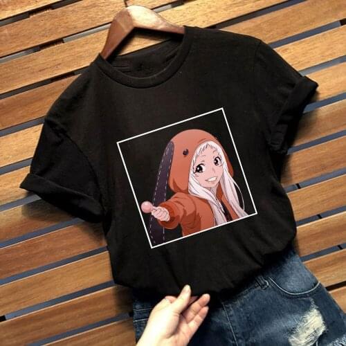 Japan Anime Yomoduki Runa T-shirt Cartoon Streetwear Tee Shirt Unisex