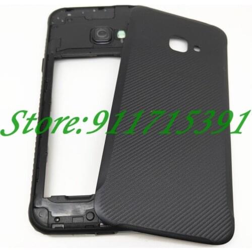 Original Full Housing For Samsung Galaxy Xcover4S Xcover 4S G398 Middle Frame Front Faceplate Bezel Housing+Battery Case Cover