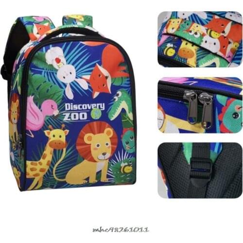 Cartoon Zoo Dinosaur Backpack Children School Bag Girl Boy School Backpacks Baby Toddler Bag Kid Bookbag