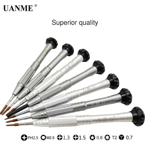 UANME High Quality Screwdriver for iPhone X for iPhone 8 7 6S 6 5 4 Repair Tools Opening Disassemble Kit Mobile Phone Tool