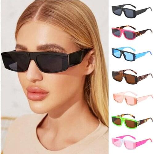 Vintage Small Rectangle Sunglasses Women Brand Designer Glasses Men High Quality UV400 Square sun glasses Shades oculos de sol