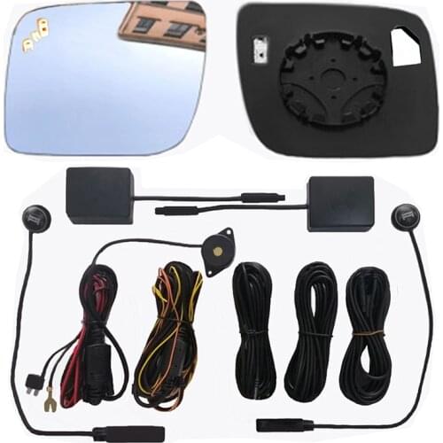Led Car Side Mirror Smart Driving Security Alarm Intelligent System Sensor Blind Spot Detecting for Ford Explorer
