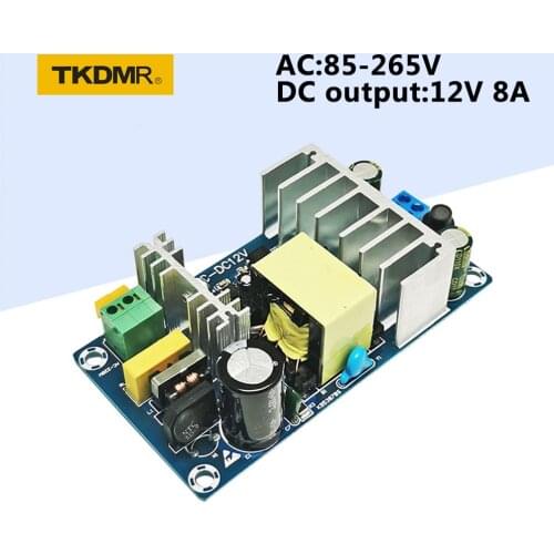 TKDMR Power Supply Module Board Switch AC-DC Switch Power Supply Board 12V 8A 100W high power power bare board AC85 ~ 265V