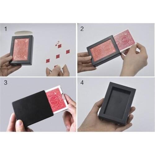 The Vanish Deck Magic Trick Disappearing Vanishing Deck Card Magic Playing Card Close Up Magic Props Illusion Card Box Poker