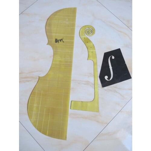Strad Style cello Mold/Mold templet for neck&F hole 4/4 cello model