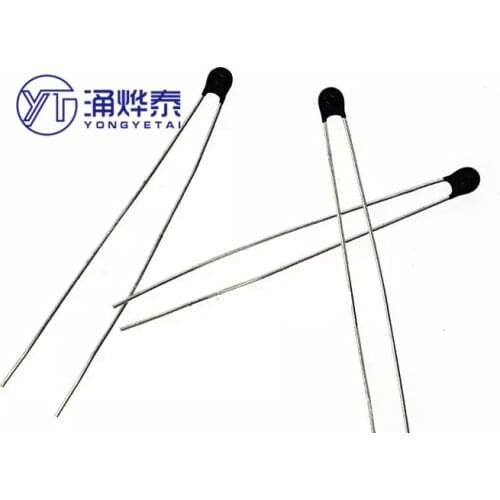 YYT 10PCS 3950 DIP NTC thermistor 1% glass seal/match head MF52 MF58 5K10K20K50K100K