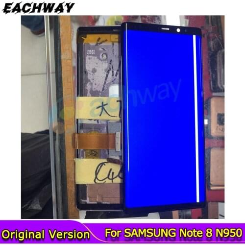 Dead pixels Line Note 8 9 AMOLED Test For Samsung Galaxy note 9 N960F Touch Screen Digitizer LCD Display For Samsung Note 8 N950