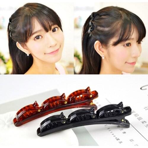 1PC Fashion Hairdisk Professional Hairpin Double Layer Bangs Clip Headwear Hair Accessory