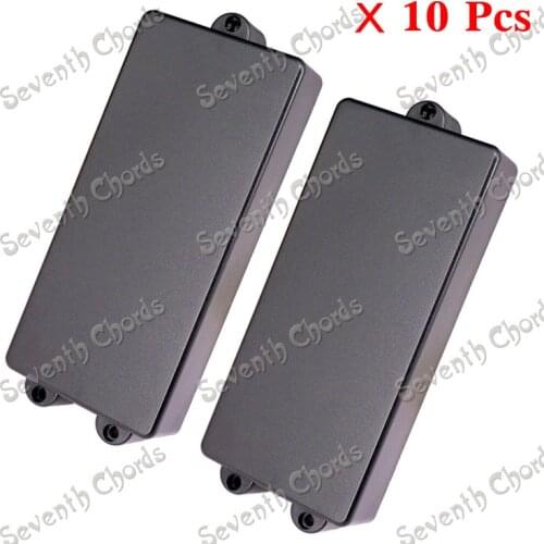10 Pcs/Pack Sealed Closed Type Humbucker Pickup Covers For Electric Bass Guitar With 3 Screw hole, /105mm*48.5mm