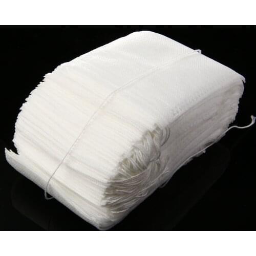 100Pcs Nonwovens Muslin Drawstring Reusable Bags 8X10cm For Spices Herbs Tea Coffee Soaps Non-woven Fabrics Storage Bags Mayitr