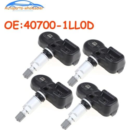 4 pcs/lot For Nissan 40700-1LL0D 407001LL0D TPMS Tire Pressure Monitoring Sensor Car Accessories
