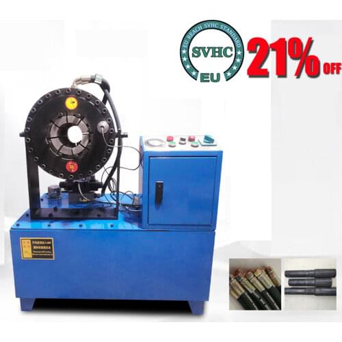 5 .5KW Hydraulic Hose Crimping Crimper Machine 6- 260Mm Steel Pipe Automatic Hydraulic Hose Presses Shrinking Machine 220V/380V