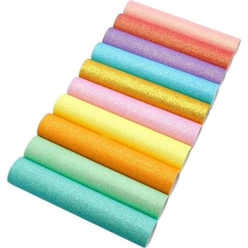 David accessories 50*140cm Fine Glitter Faux Faux Synthetic Leather For Hair Bow Handbags Handmade Materials DIY,1Yc10932