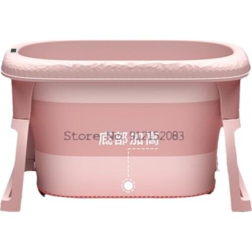 Childrens Bathtub Can Swim, The Bathtub With Temperature Display, Childrens Double Folding Long, Installation Free Household