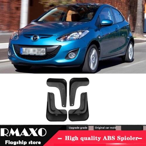 For MAZDA M2 2008-2013 Mudflaps Splash Guards Front With the color and rear Mud Flap Mudguards Fender Modified special