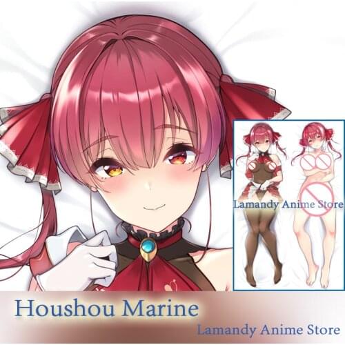 Dakimakura Anime VTuber Houshou Marine Double-sided Print Life-size Body Pillow Cover