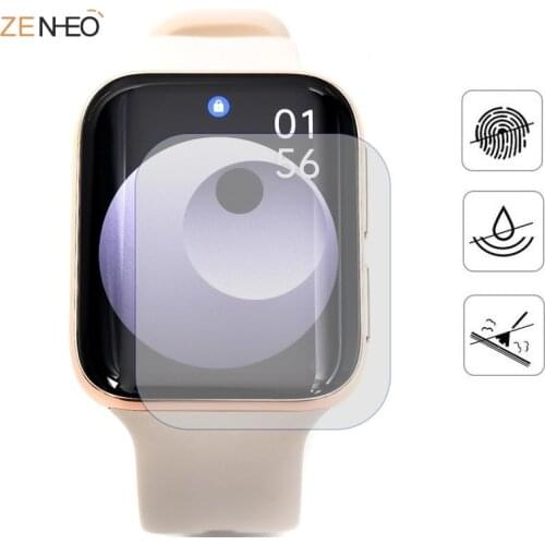 3pcs TPU Soft Protective Film For OPPO Watch 41mm 46mm Smart Sport Smartwatch Full Screen Protector Cover Guard Accessories