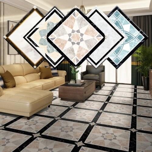 Parquet Waterproof Floor Sticker Thick Matte Tile Stickers Wallpaper Self Adhesive Marble Ground Stickers Home Decor Accessories