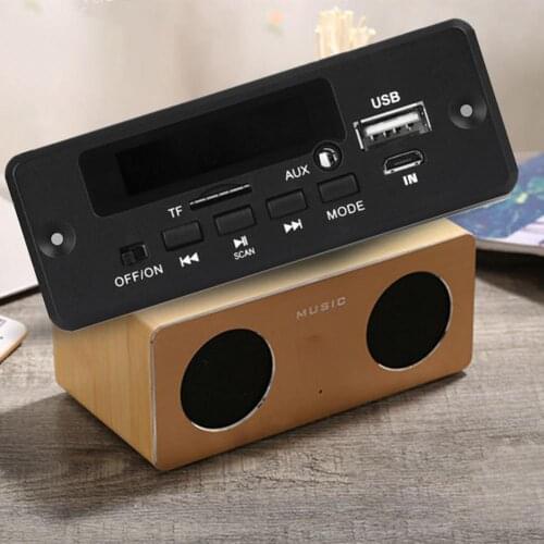 DC 5V 12V 50W Amplifier MP3 Decoder Board Bluetooth Car MP3 Player Module FM AUX Radio For Speaker Handsfree Stereo Receiver