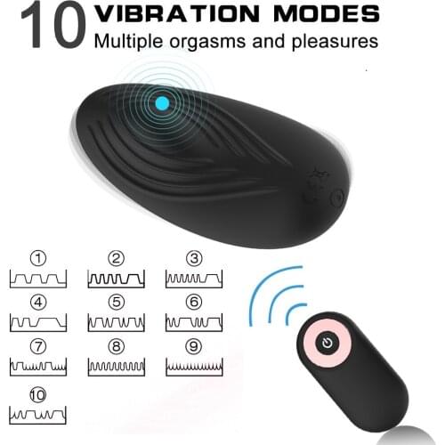 Portable Panty Vibrator Sex Toys For Woman Clitoral Stimulator Wireless Remote Control 10 Modes Invisible Vibrating Egg Sex Shop