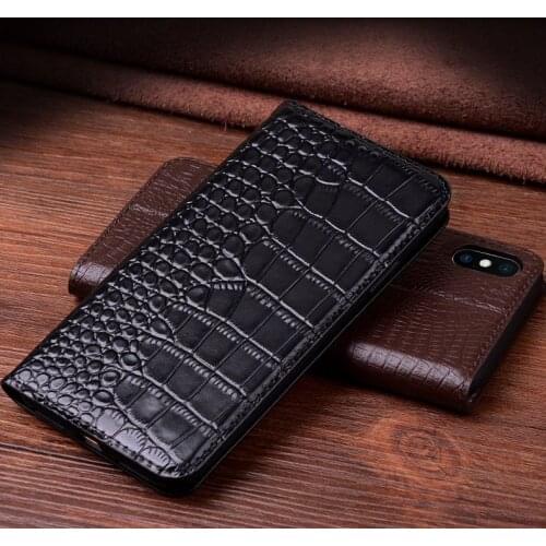 Luxury Genuine Leather Flip Case For Iphone Xs X Xr Cover Magnetic Case For Iphone Xs Max Cases Leather Cover Phone Cases