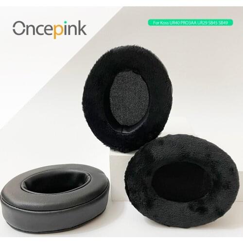 Oncepink Replacement EarPads For Koss UR40 PRO3AA UR29 SB45 SB49 Headphone Ear Cushion Repair Parts Earphones Accessories