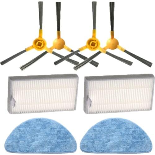 Mop Cloth Rag HEPA filter Side Brush for Okami U100 Laser Plus Vacuum Cleaner Main Roller brushes Mopping pad parts Accessories