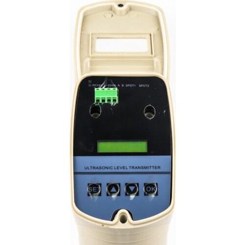 10v grain silo ultrasonic level sensor lcd display ultrasonic diesel fuel tank level meter