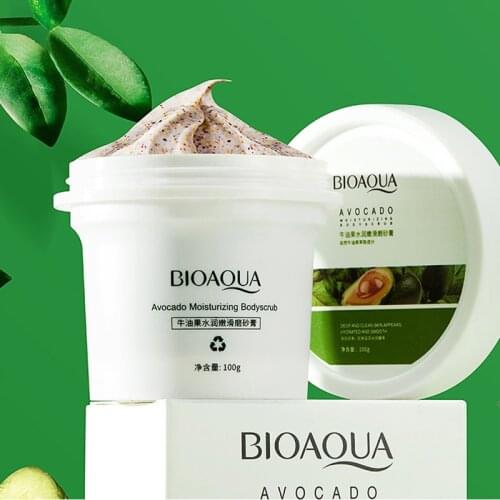 Avocado Moisturizing Smoothing Scrub Exfoliating Pore Cleans Locks Water Improve Dry Skin Soften Keratin Anti Aging Repairing