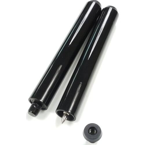 Xmlivet 2018 latest 8.5inch Billiards Pool cue extensions for fast joint or Uni-Loc Joint cues Black professional extenders