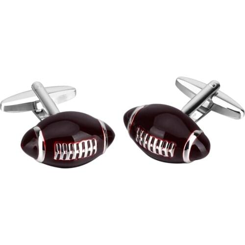 Unisex Cufflinks Rugby Decoration Cufflinks Business Cufflinks