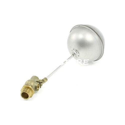 1/2"BSPT Male Thread Tank Pool Water Level Sensor Floating Ball 100mm Diameter