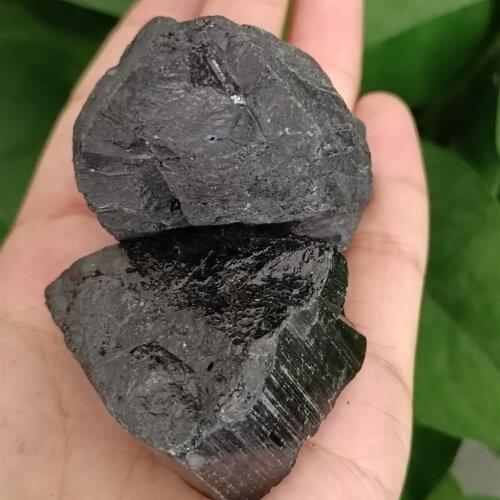 Sell by weight Natural Mineral Specimen Black Tourmaline Gravel Rough Irregular Crystal Stone