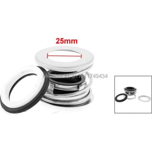 Spring Inbuilt Rubber Bellow 25mm Pump Water Mechanical Seal 110-25 2pcs