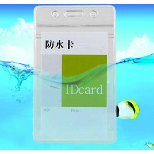 Vertical Style 20 Pieces ID Card Badge Holders Portable Office School Supplies Fashion Badge Holder Stationery Free Shipping