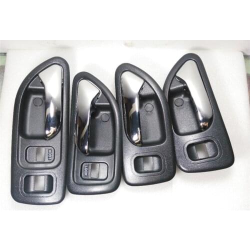 4 PCS/A Set Brown Door Inside Handle Internal Buckle for 1994-1997 Honda Accord 2.2 2.0 CD4 CD5 Free Shipping