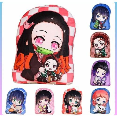 Anime Demon Slayer Figure Kamado Nezuko Tanjirou PP ctton mini Pillow toys Peripherals Cartoon Household Goods Kimetsu No Yaiba