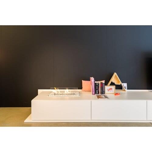 21 AUG Inno-Fire 18 inch silver or black automatic bioethanol burner wholesale wifi remote