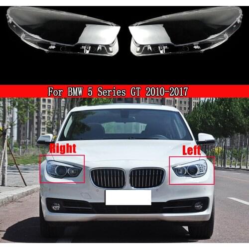 Car Headlamp Lens For BMW 5 Series GT 2010 2011 2012 2013 2014 2015 2016 2017 Car Headlight Headlamp Lens Auto Shell Cover