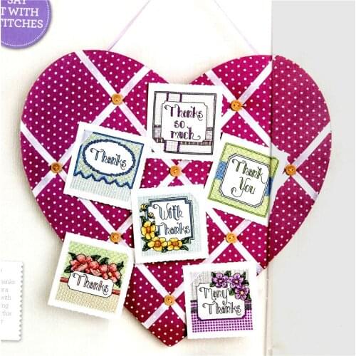 CD436 Cross Stitch Kit Package Greeting Cards Needlework Counted Cross-Stitching Kits Christmas Mothers Fathers Day Birthday