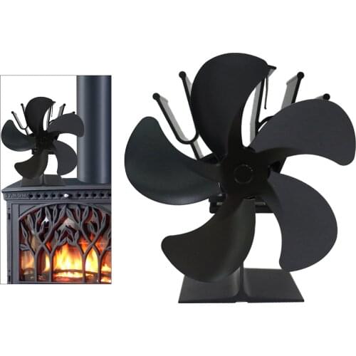 Effective Heat Circulation Stove Fan for Wood Stove/Fireplace/Gas/Pellets/Wood