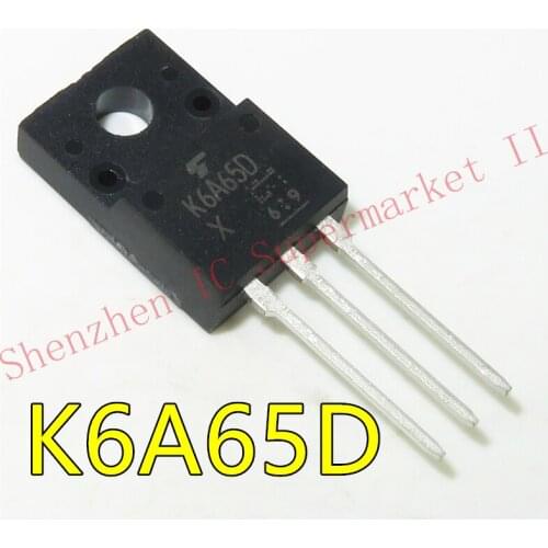 K6A60D TK6A60D 6A 600V MOSFET TO-220F plastic N channel new original Immediate delivery