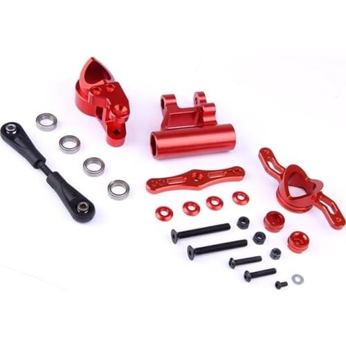 CNC alloy double arms steering kits 87065 for 1/5 rc car parts losi 5ive t ,rovan lt