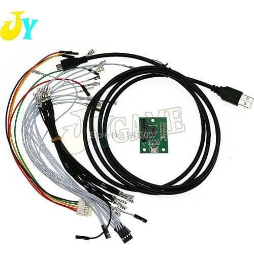 XM-08 One Player Arcade Game Controller USB To PS3 PC Android Raspberry Pi, Zero Delay USB Encoder Arcade SANWA Joystick Encoder