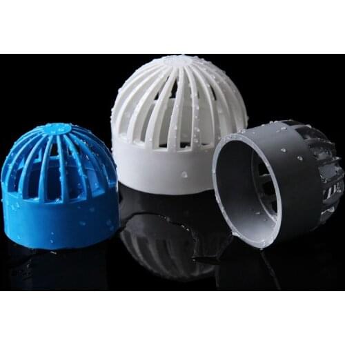 1/5Pcs PVC Round Air Duct Vent Cover Breathable Cap Lsolation Net Fish Tank Gutter Guard Mesh Water Hose Filter Pipe Connector